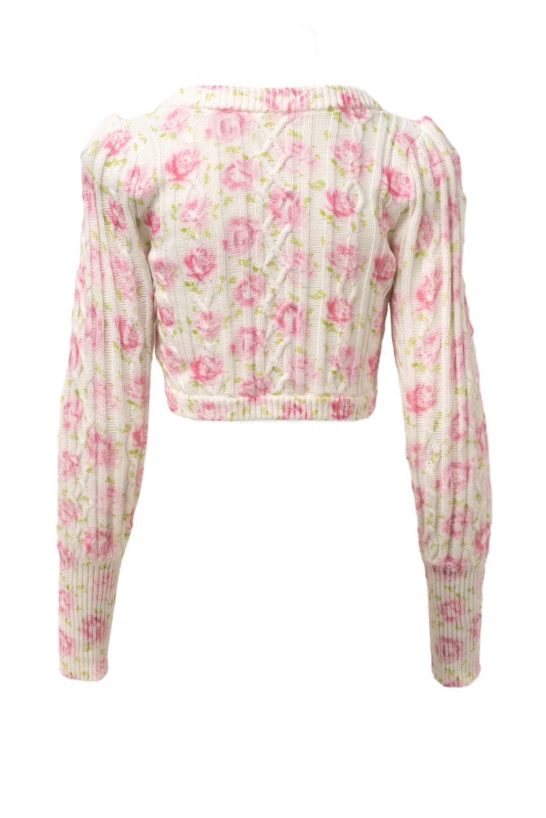 Love Shack Fancy Size S Bishop Crop Cardigan