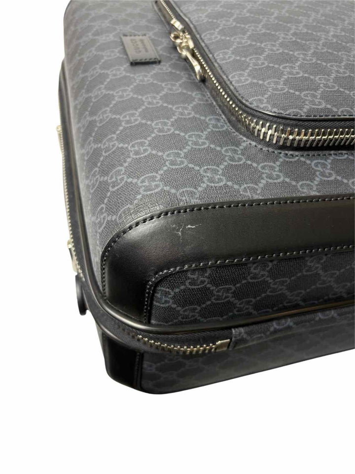 Gucci GG Supreme Carry On Rolling Suitcase Luggage