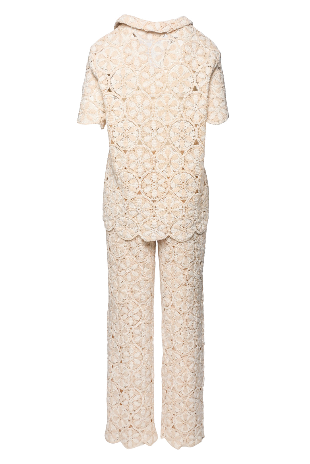 Zaco Size 2 Kalila Crochet Top & Pant Set