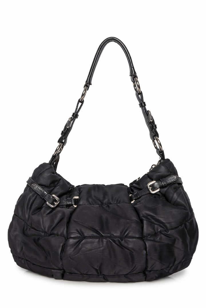 Prada Quilted Nylon Hobo