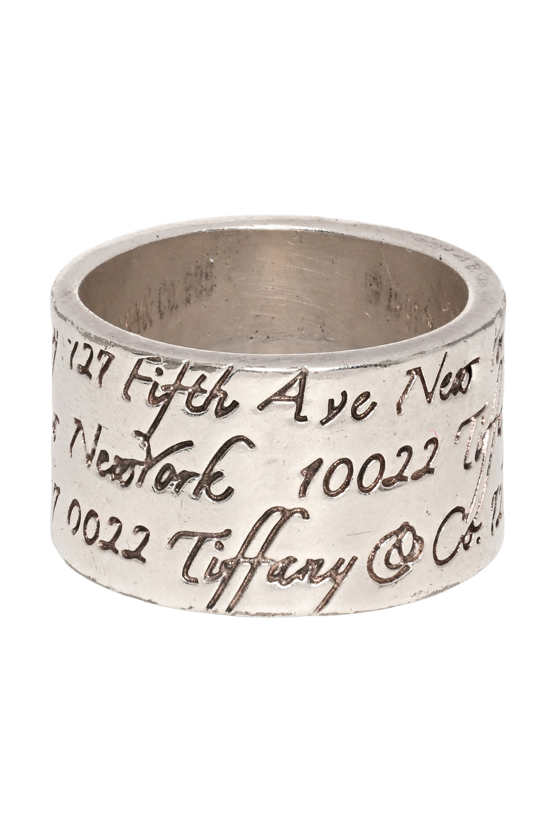 Tiffany & Co Size 6.5 Notes Wide Band Ring