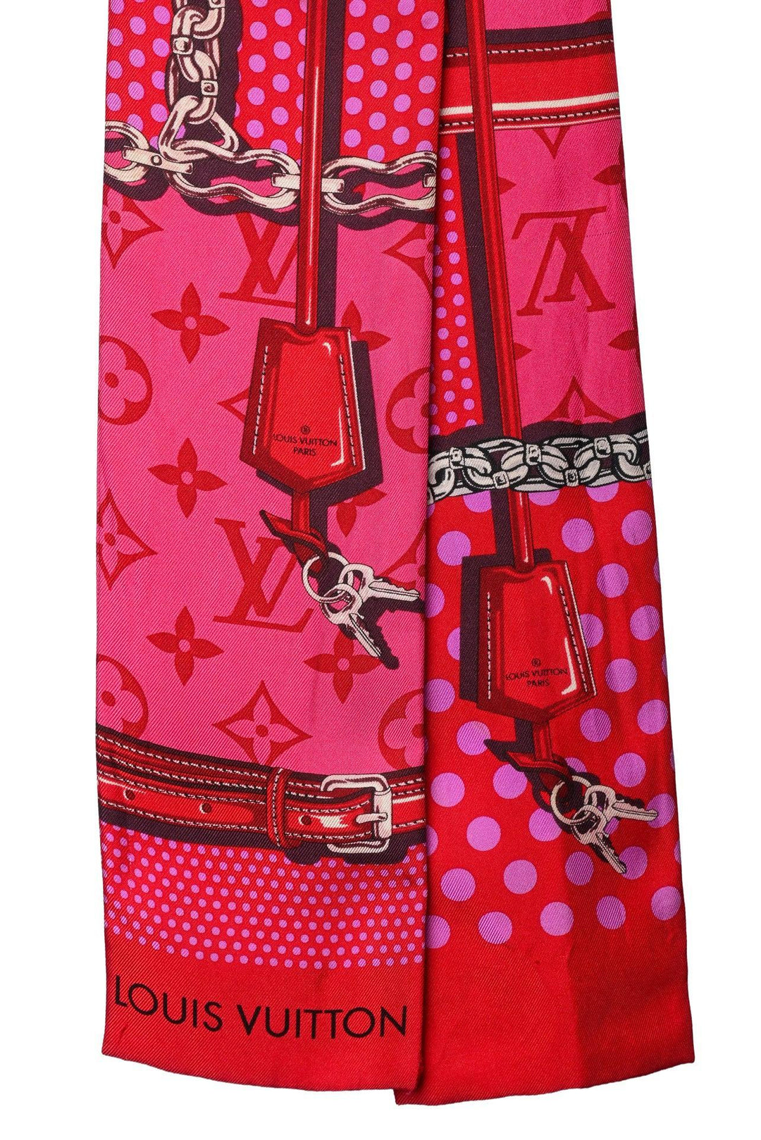 Louis Vuitton 2018 Monogram Pop Confidential Silk Bandeau Scarf
