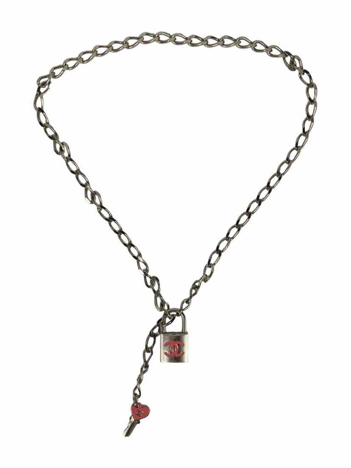 Chanel 2007 Padlock and Key CC Belt/Necklace