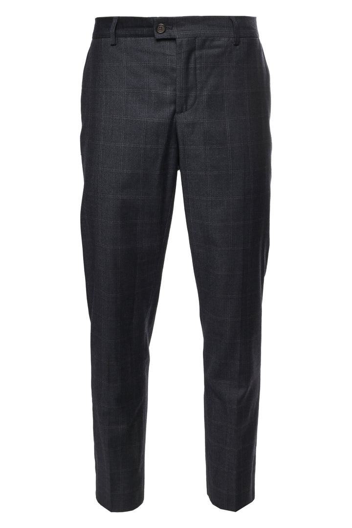 Brunello Cucinelli Size 40 Men's Wool Plaid 2 Piece Suit