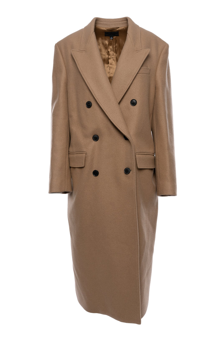 Nili Lotan Size M Edmont Double Breasted Wool Coat