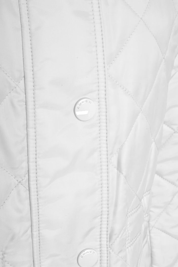 Coach Size M Quilted Cinched-Waist Jacket