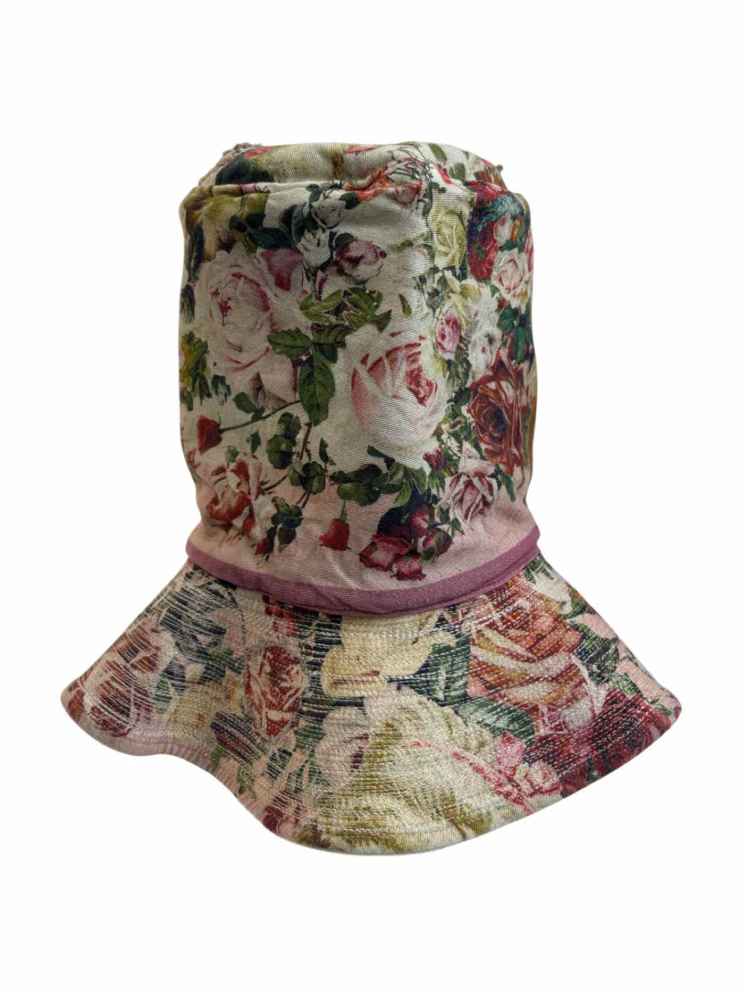 Magnolia Pearl Size OS  Reversible Butterfly & Floral Kitten Embroidered Hat