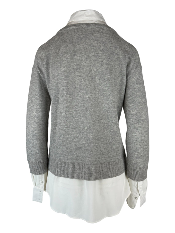 Veronica Beard Size S Brami Mixed Media Sweater