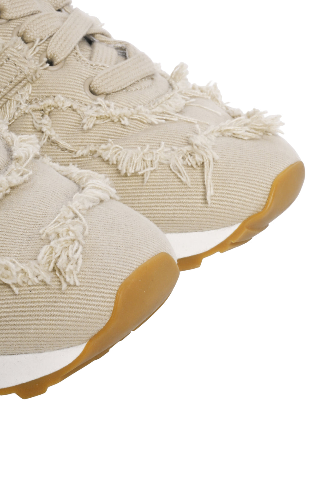 Miu Miu x New Balance Size 36.5 Distressed Denim Sneaker