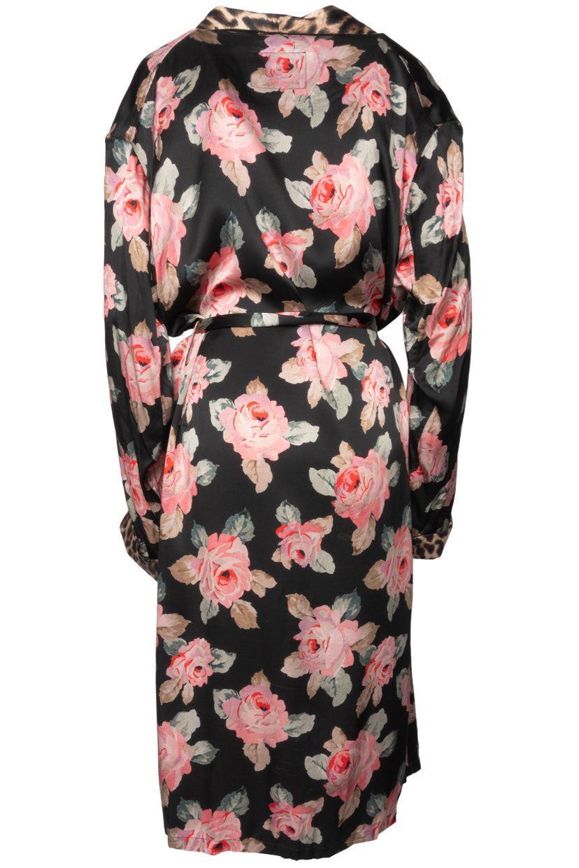 R13 Size S Silk Smoking Robe Kimono