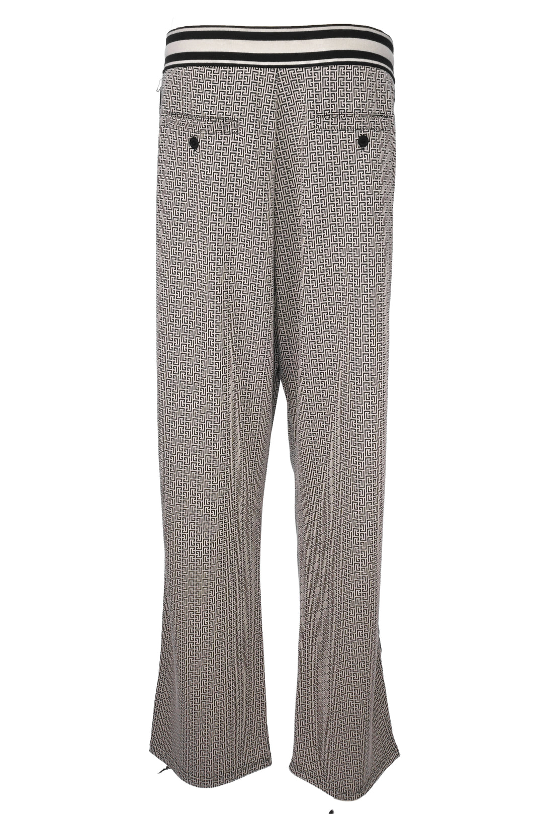 Balmain Size XL Men's Monogram Track Pants
