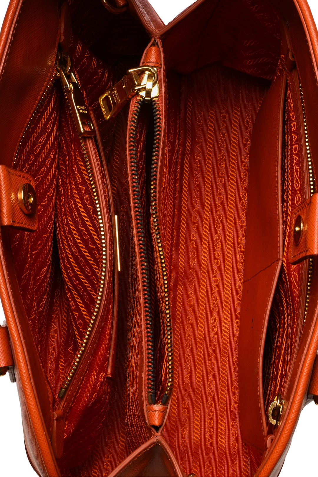 Prada Saffiano Lux Medium Open Promenade Tote
