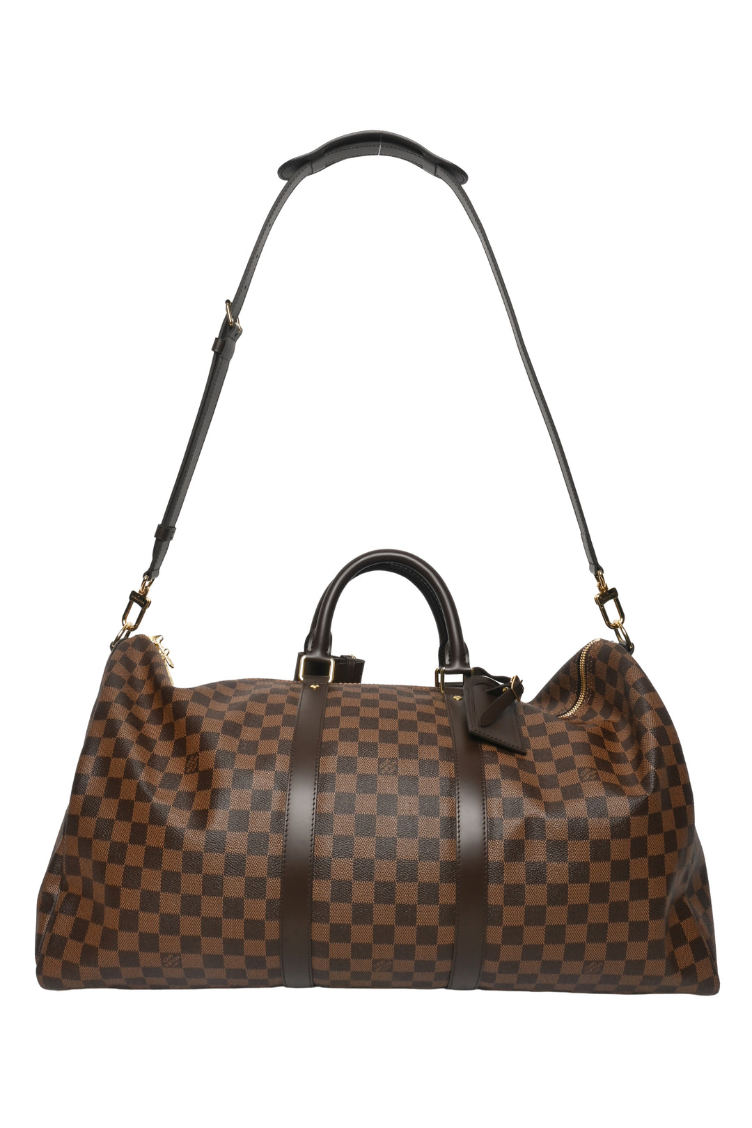 Louis Vuitton 2022 Damier Ebene Keepall Bandouliere 55