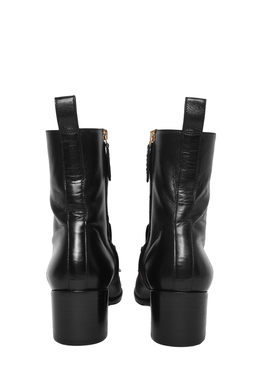 Gucci Size 36 Horsebit Fringe Ankle Boots