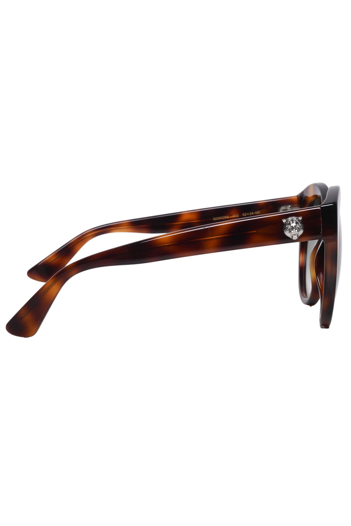 Gucci GG Tortoiseshell Oversized Sunglasses