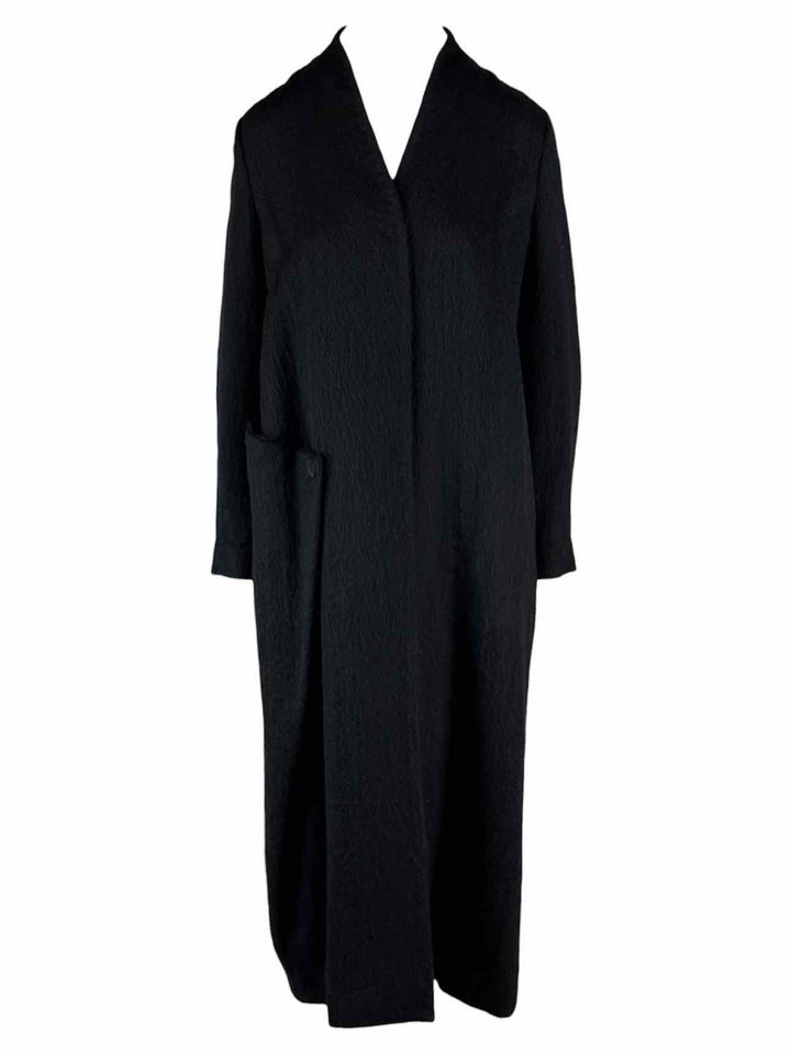 ZhuChongYun Size 40 Wool & Mohair Button-Up Coat