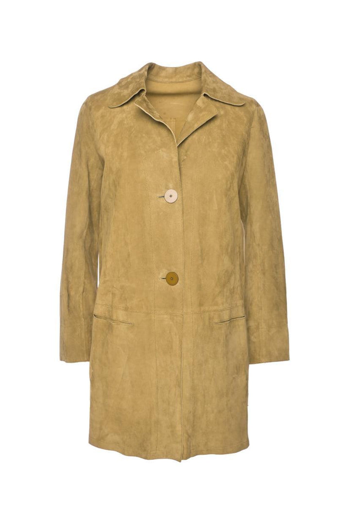 Sylvie Schimmel Size 34 Soft Goat Leather Coat