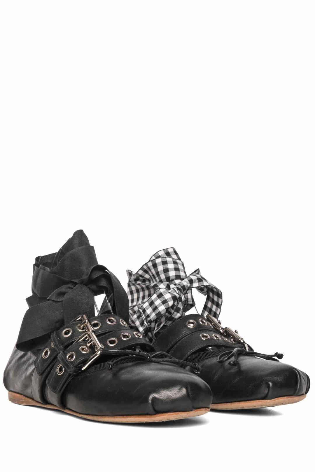 Miu Miu Size 35 Nappa Ballerina Flats