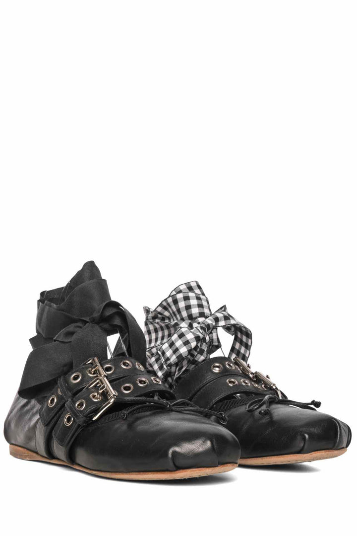 Miu Miu Size 35 Nappa Ballerina Flats