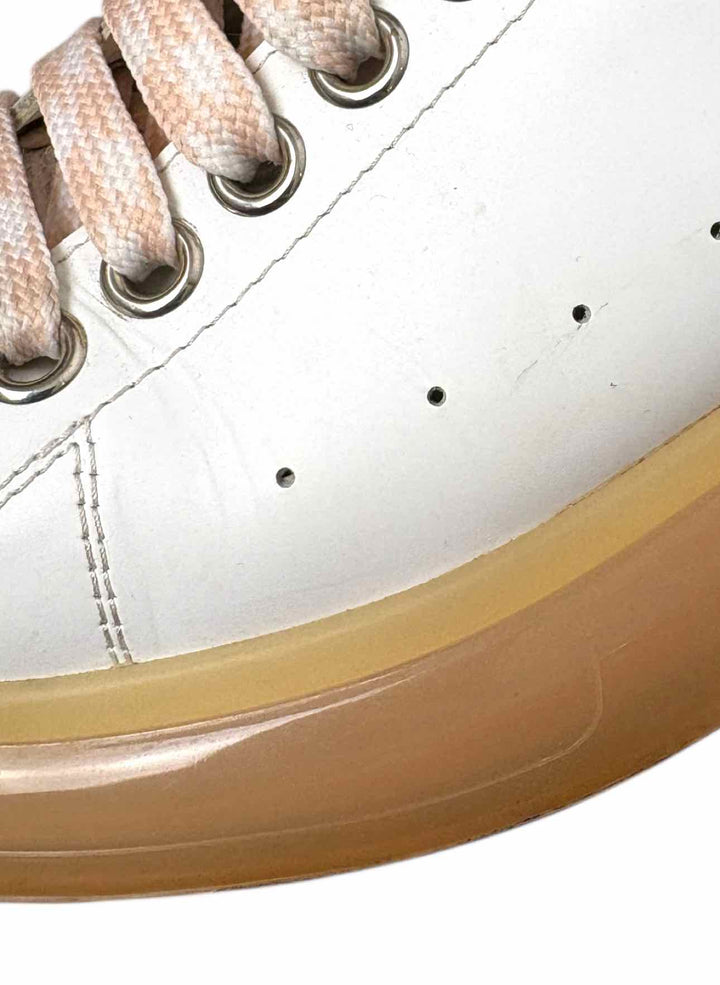 Alexander Mcqueen Size 39 Oversized Platform Leather Sneaker