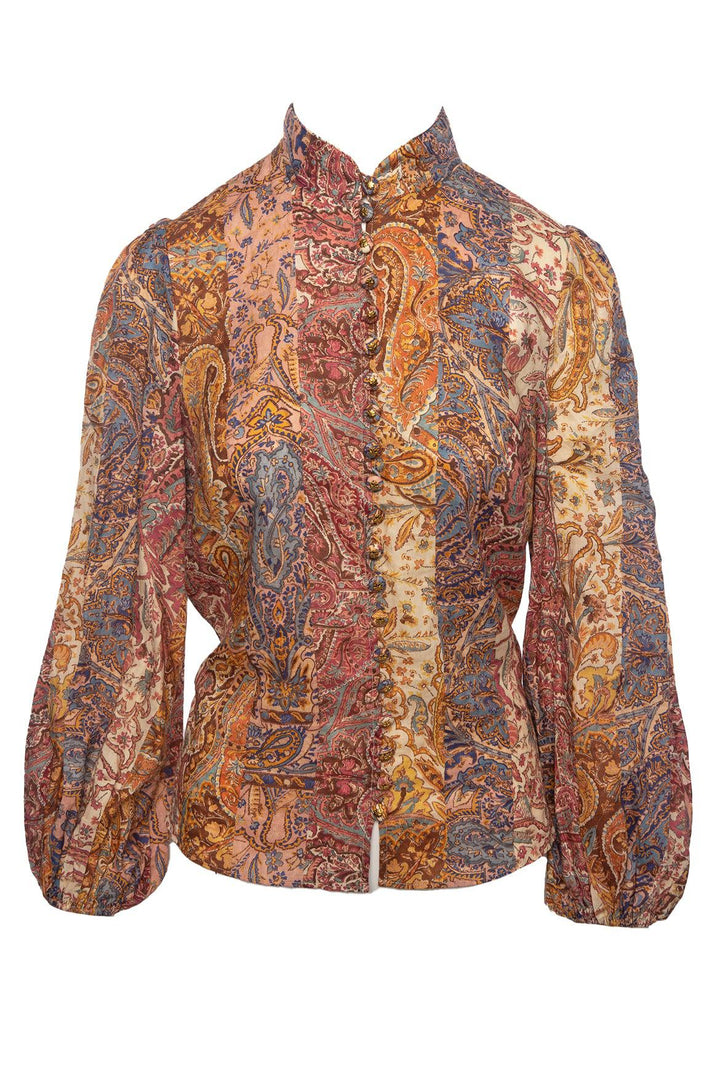 Zimmermann Size 3 Luminosity Paisley Blouse