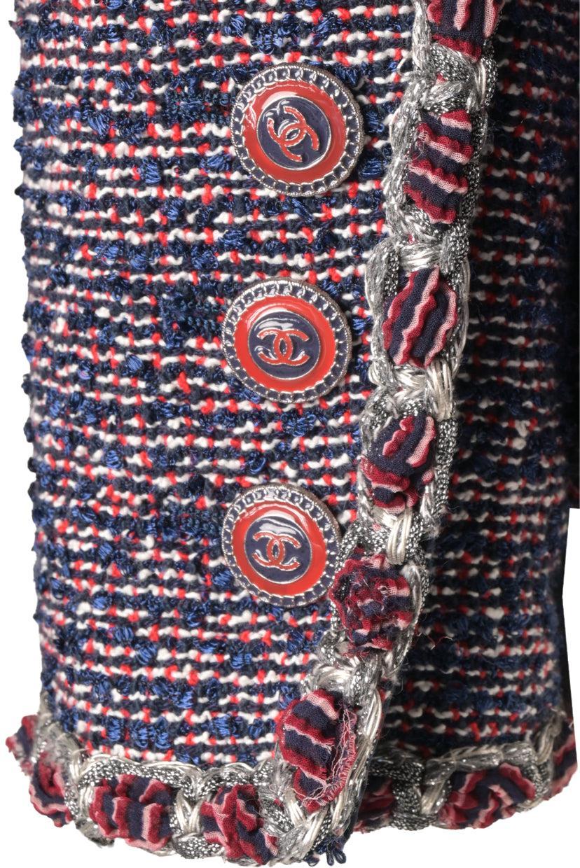 Chanel Size 40 2016 Fantasy Tweed Evening Jacket