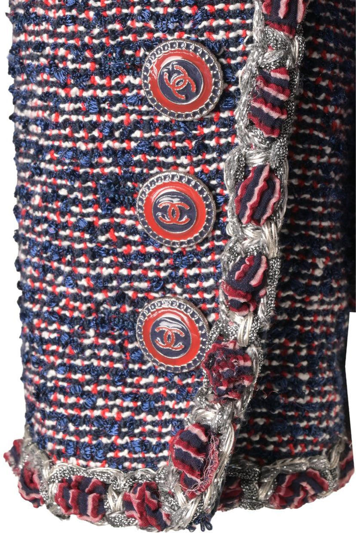 Chanel Size 40 2016 Fantasy Tweed Evening Jacket