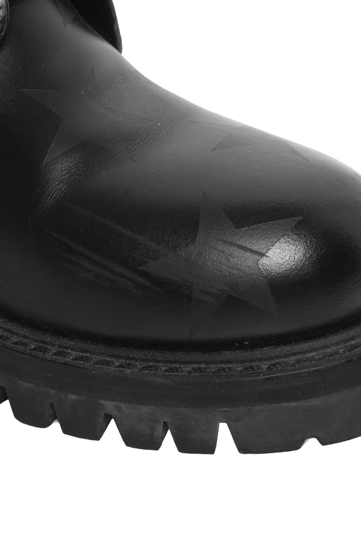 Valentino Size 35.5 Stars Combat Ankle Boots