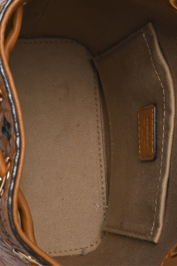 MCM Bear Bucket Bag