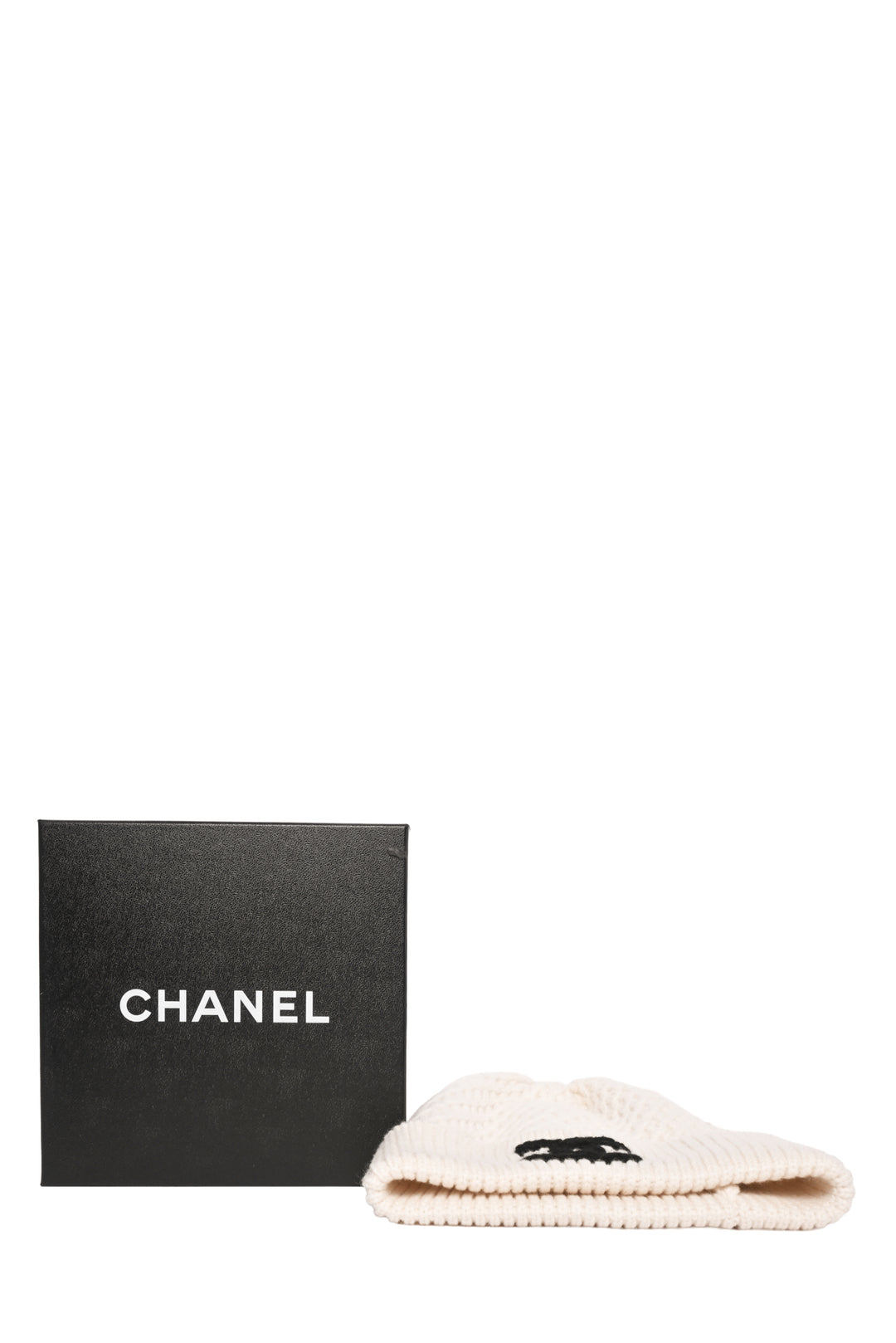 Chanel Size OS CC Cashmere Beanie