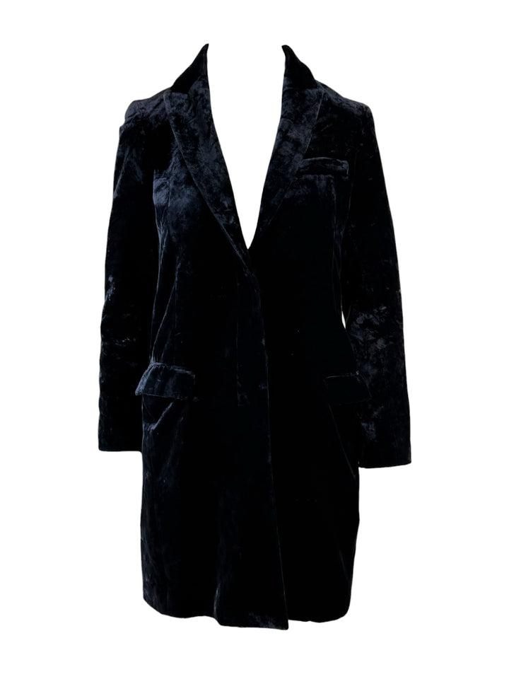 Nili Lotan Size 2 Velvet Coat
