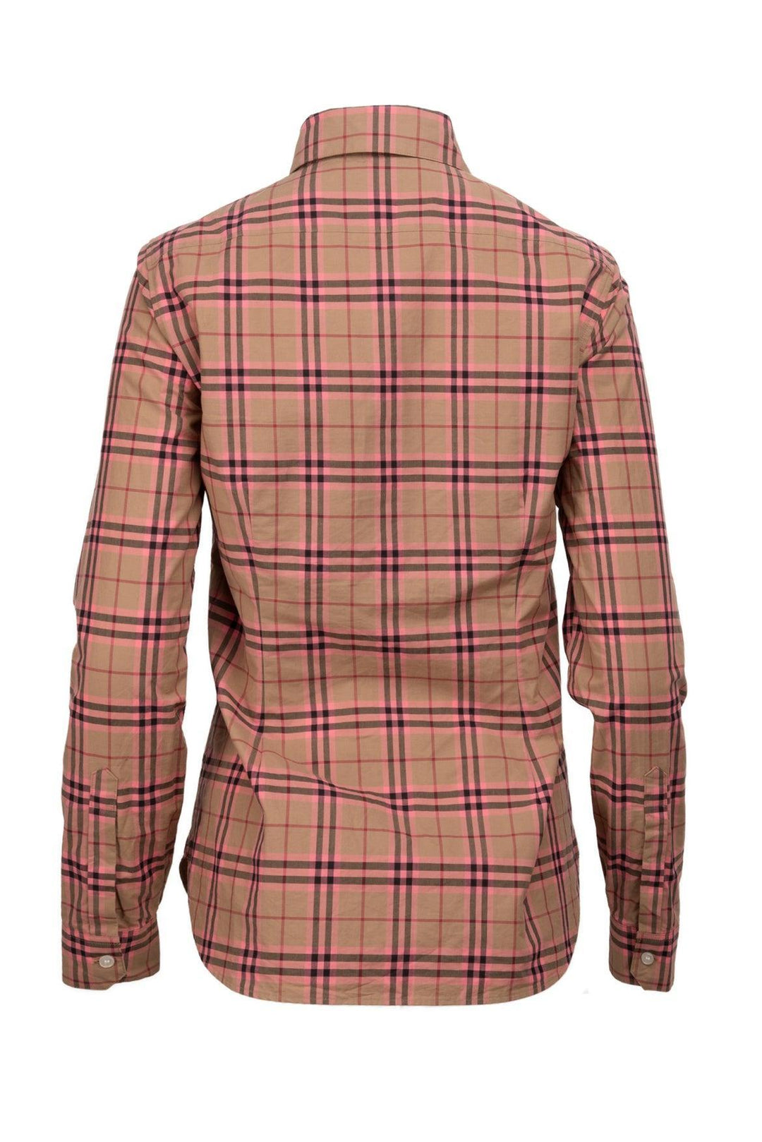 Burberry Size XS Plaid Cotton Shirt