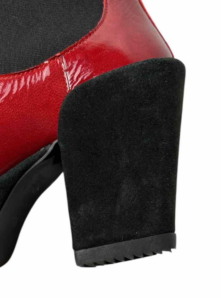 John Fluevog Size 8.5 Tracker Platform Chelsea Ankle Boots