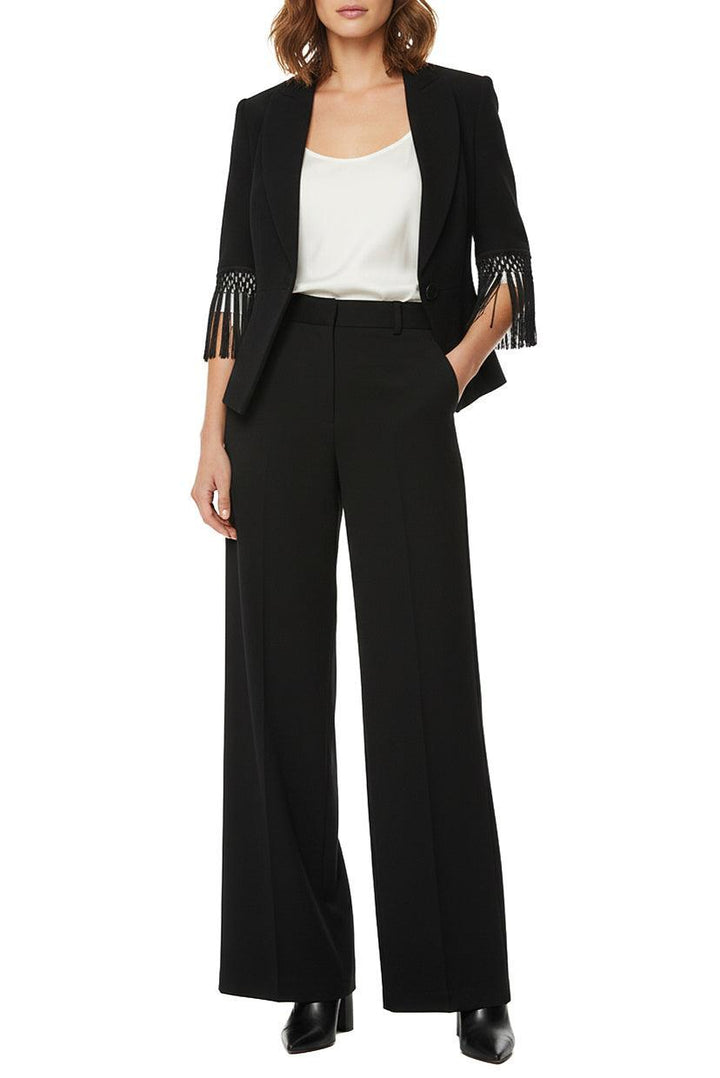 Andrew GN Size 36 Fringe-Trimmed Jacket