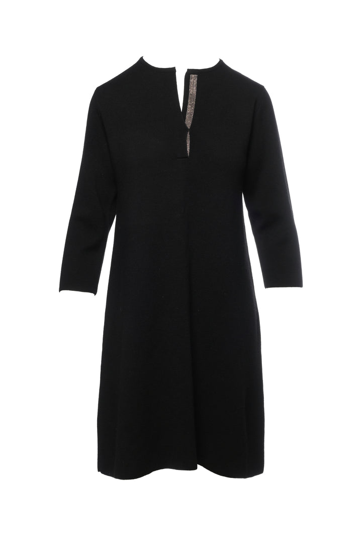 Fabiana Filippi Size S Beaded Detail Wool Dress