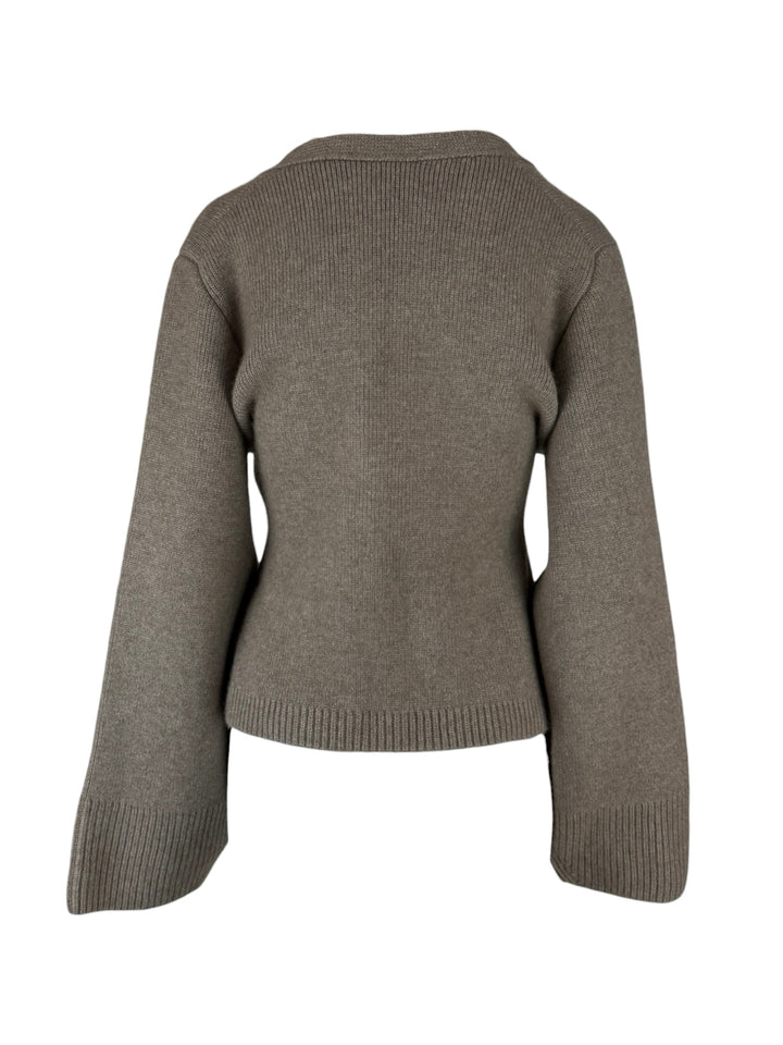 Khaite Size S Scarlet Cashmere Cardigan