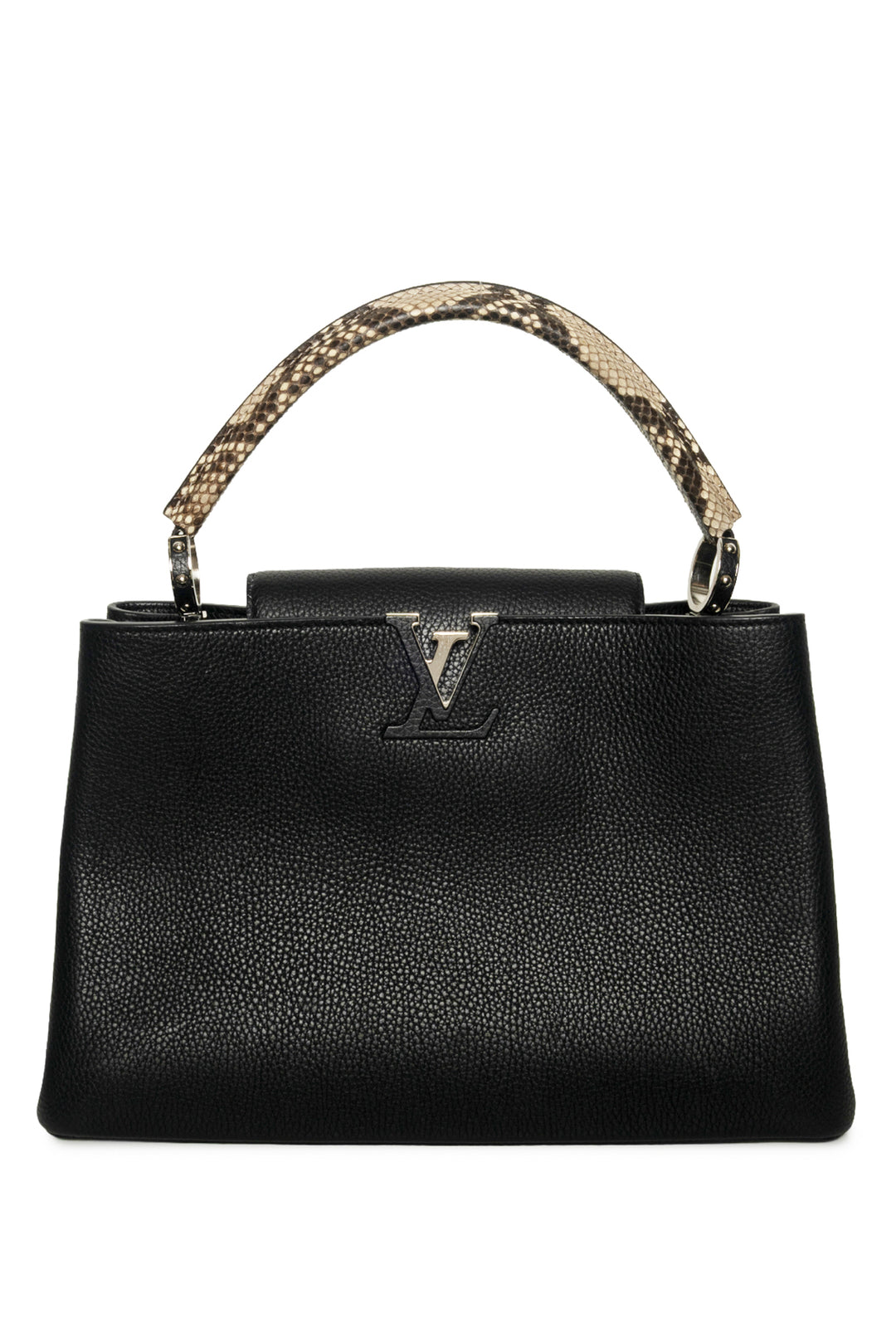 Louis Vuitton Taurillon Python Capucines MM