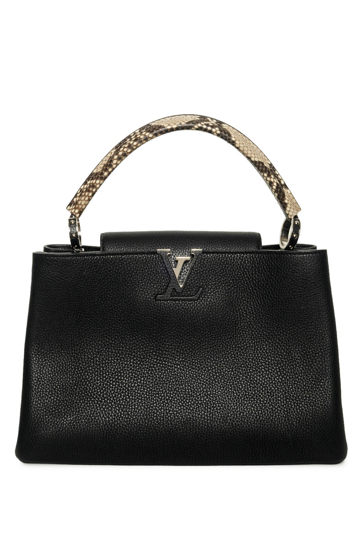 Louis Vuitton Taurillon Python Capucines MM