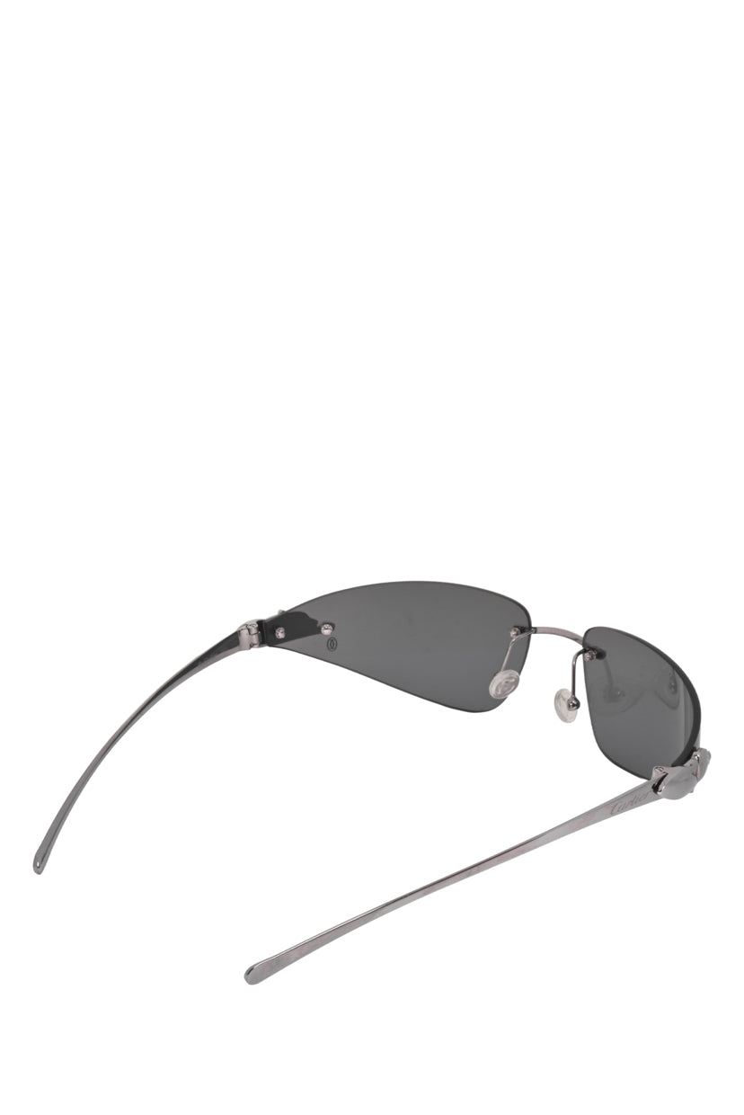 Cartier 110 Panthere Rimless Sunglasses