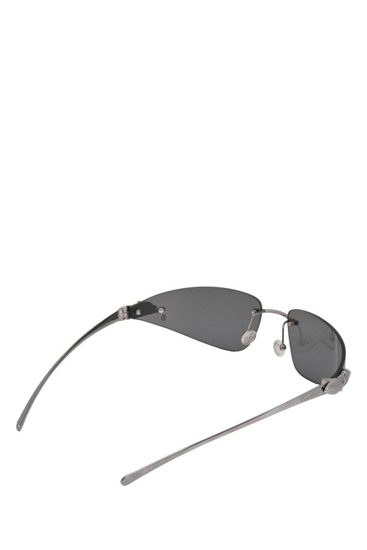 Cartier 110 Panthere Rimless Sunglasses