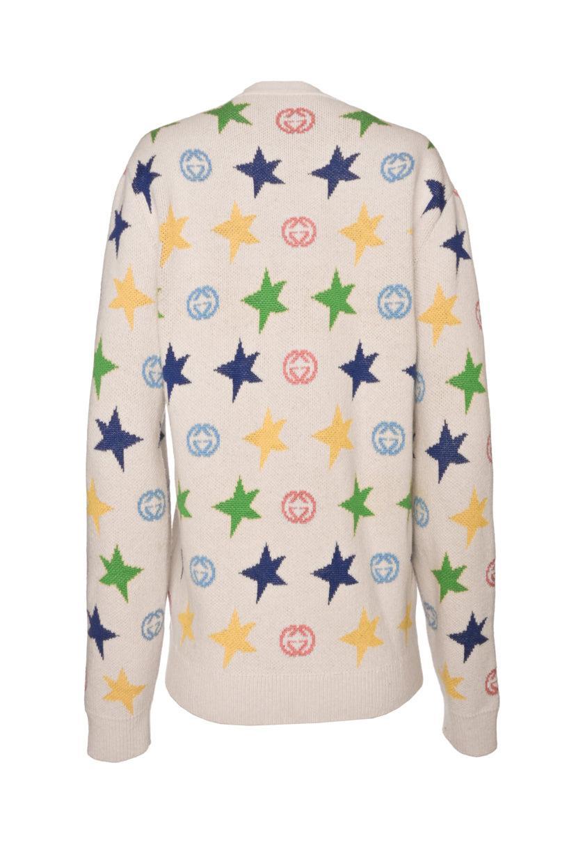 Gucci Size XS Star Interlocking GG Cardigan