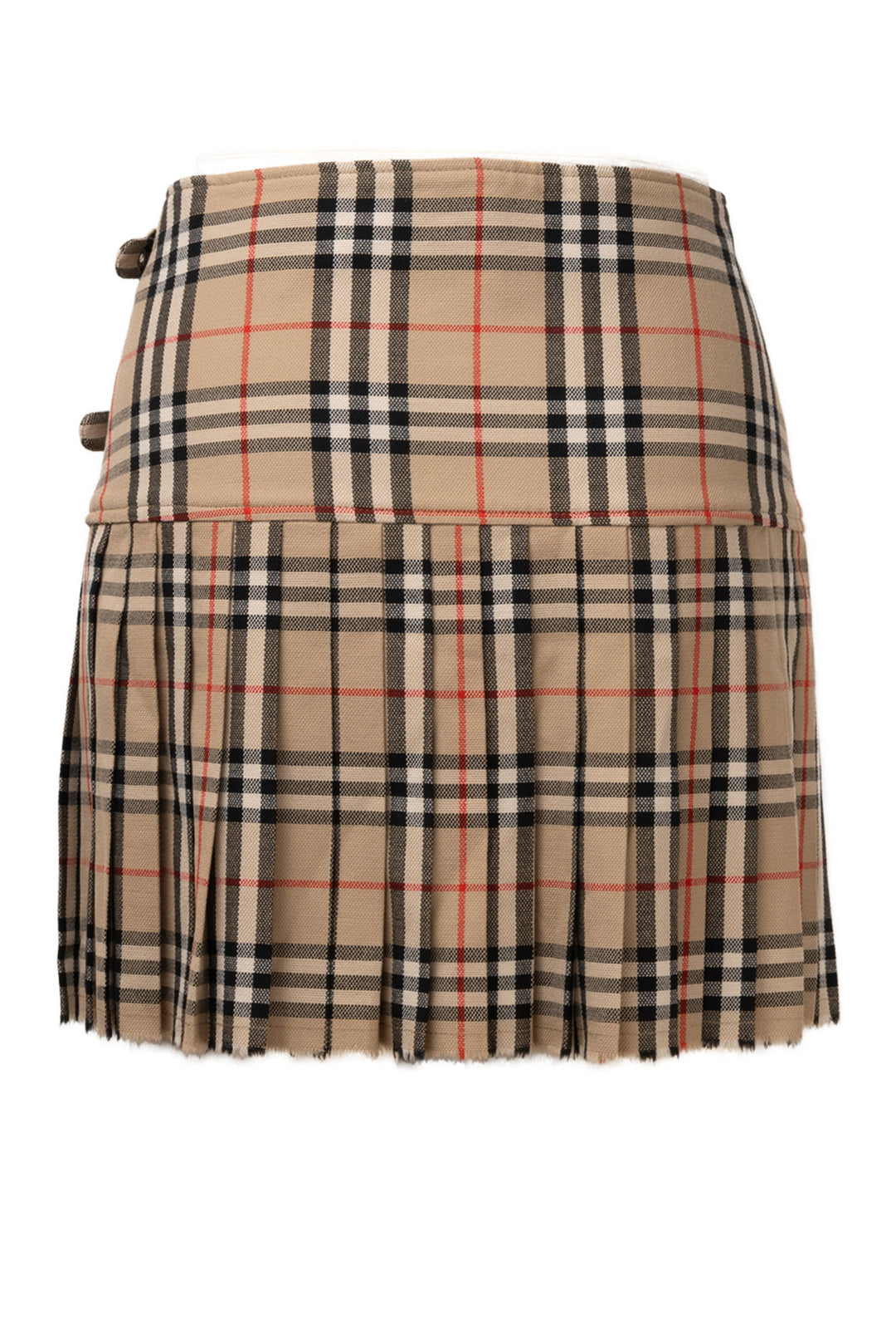 Burberry Size 2 Wool Check Mini Kilt
