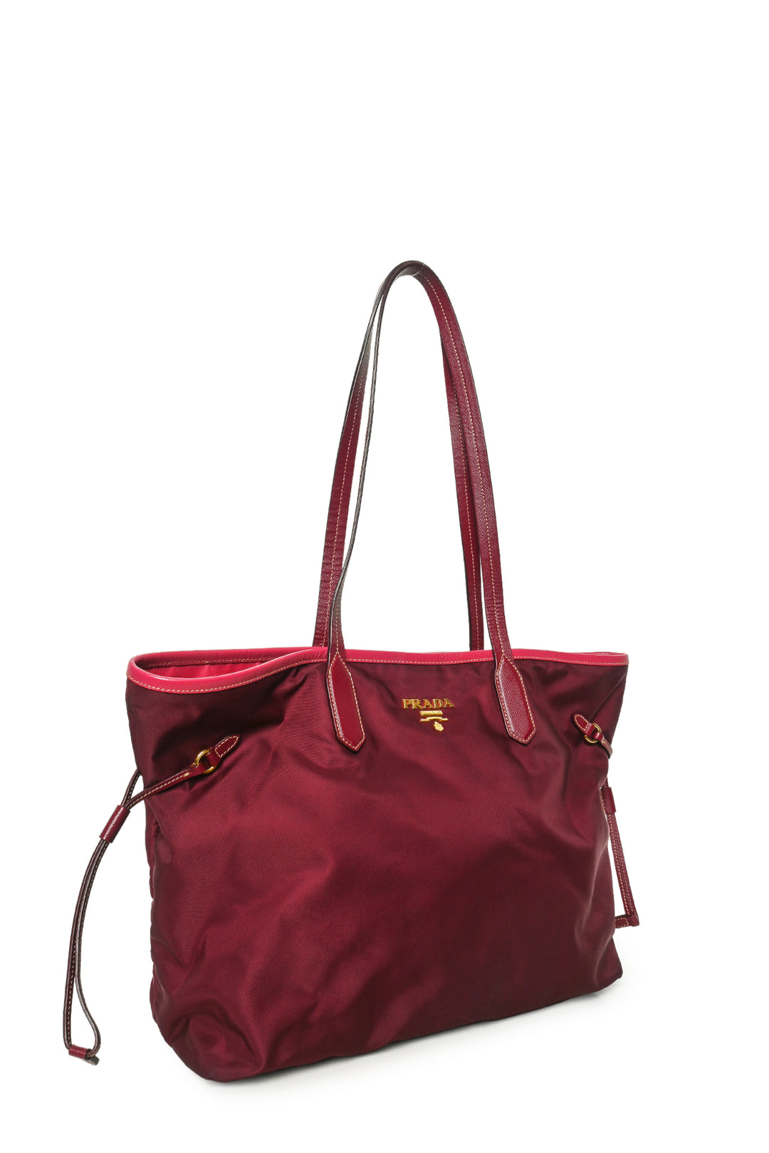 Prada Tessuto Nylon & Saffiano Leather Tote