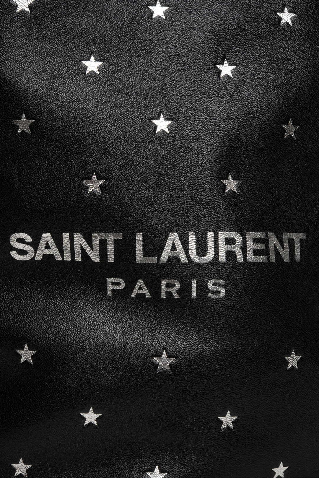 Saint Laurent 2019 All Over Silver Star Teddy Bucket Bag