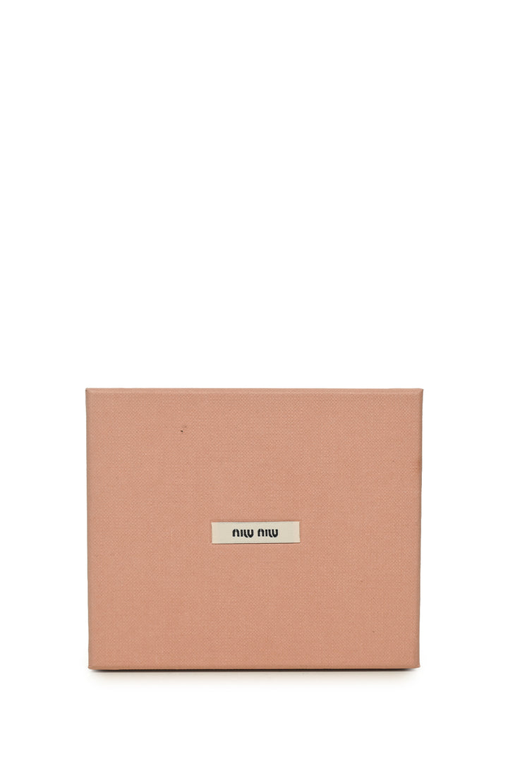 Miu Miu Calfskin Tassel Card Holder