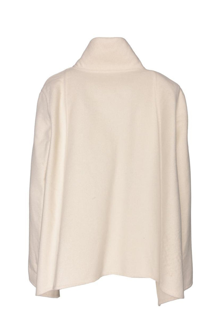 Hermes Size 40 Boxy Cashmere Button-Up Jacket