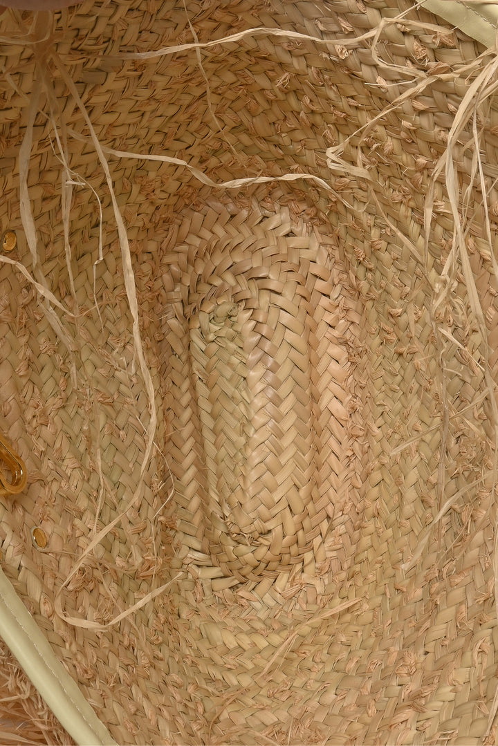 Jacquemus Le Panier Soli Raffia Tote