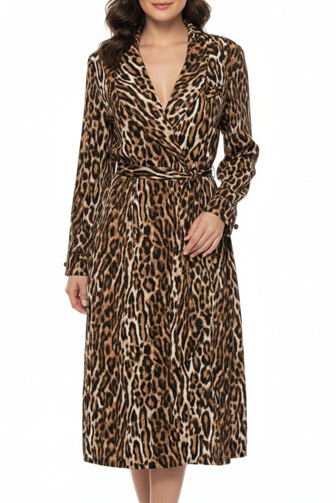R13 Size S Leopard Smoking Robe