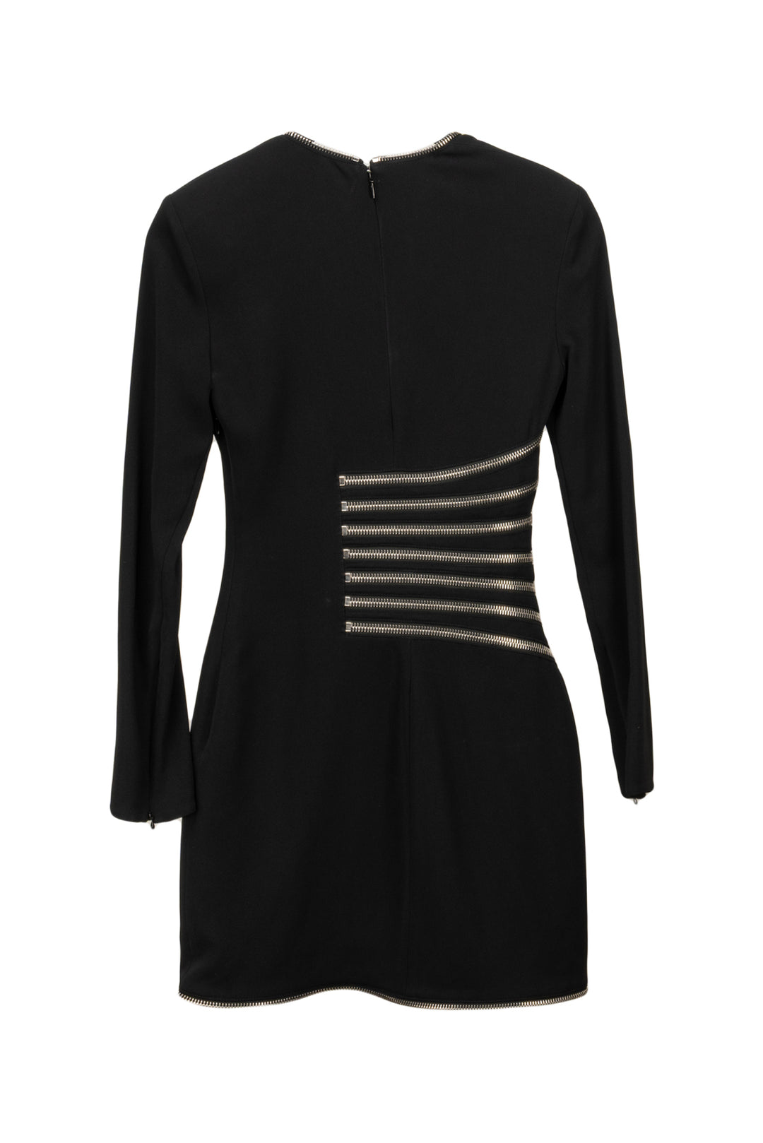 alexander wang black zipper dress Alexander Wang Women's Ribbed Short-Sleeve Dress Black