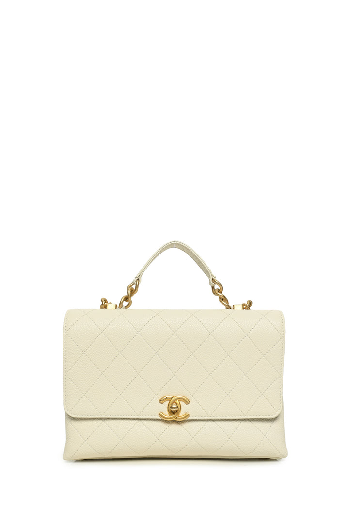 Chanel 2019 Caviar Quilted Medium Chic Affinity Flap Bag